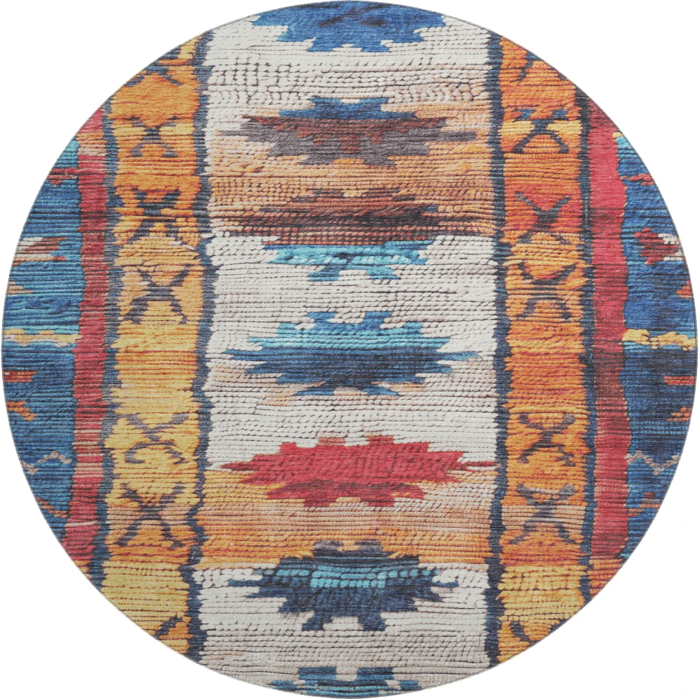 Mayfield AMF1946 Navy 8' x 8' Rug