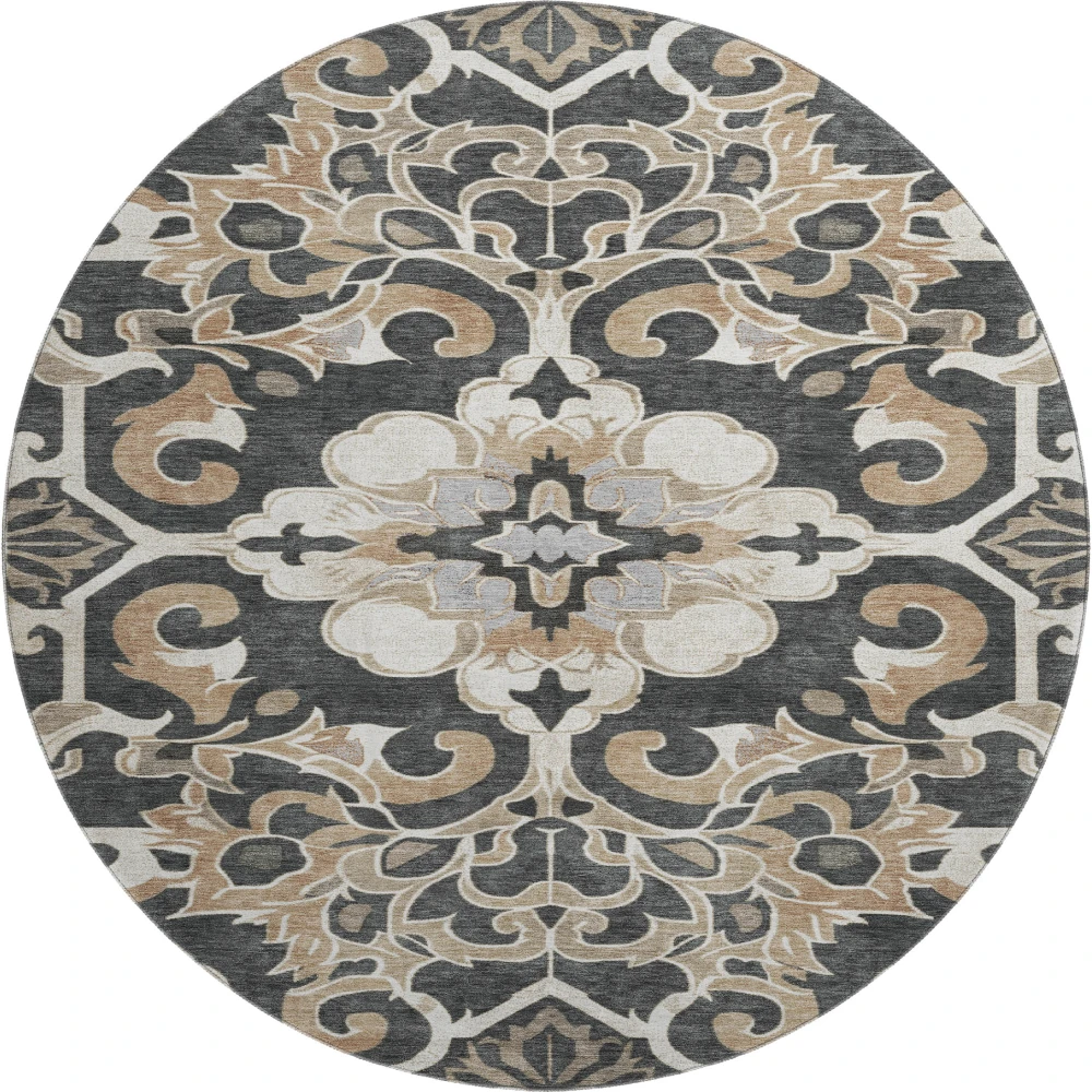 Mayfield AMF1947 Charcoal 8' x 8' Rug