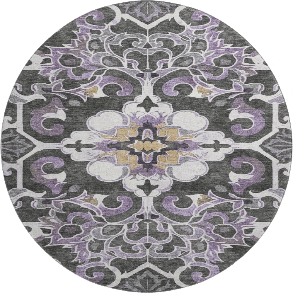 Mayfield AMF1947 Purple 8' x 8' Rug