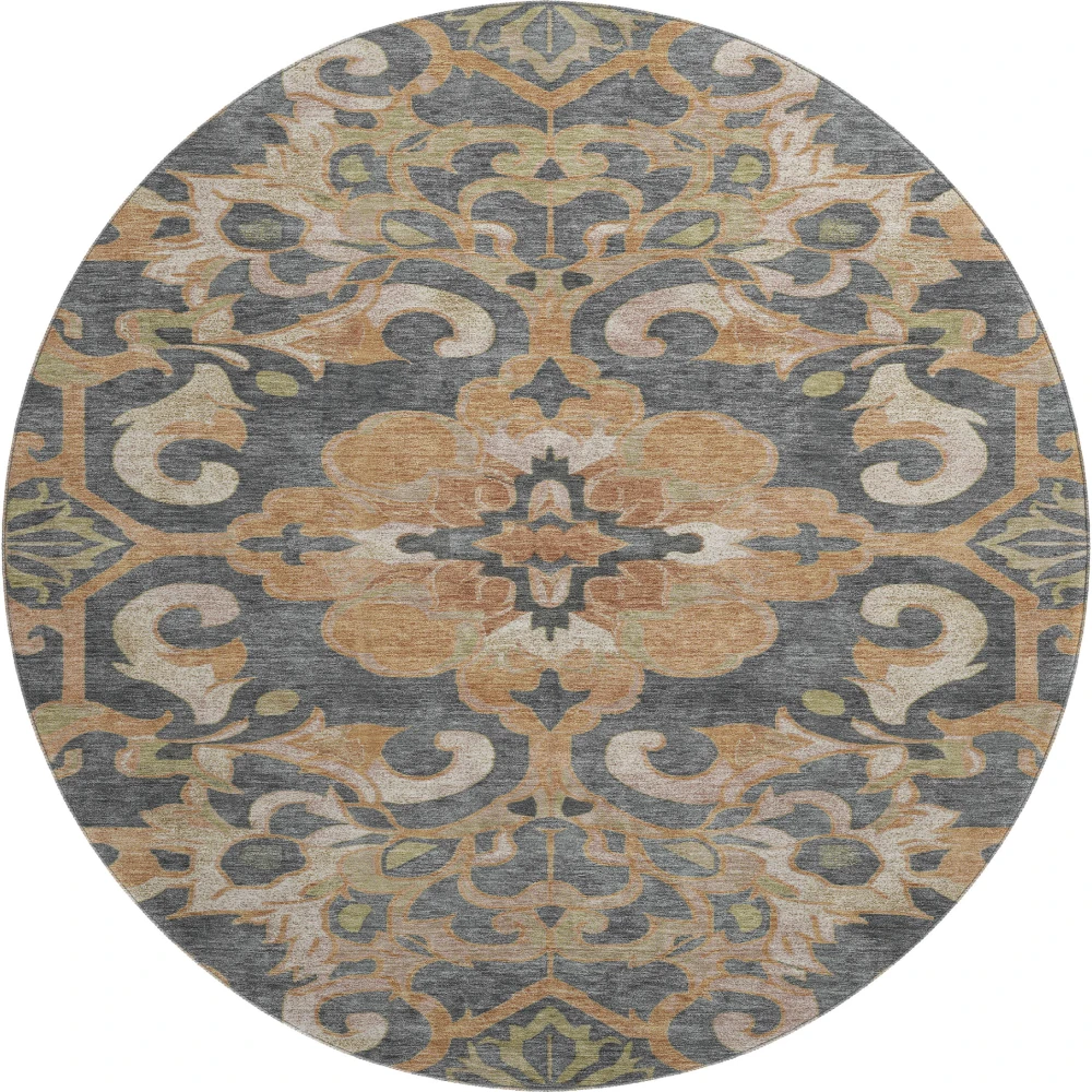 Mayfield AMF1947 Terracotta 8' x 8' Rug