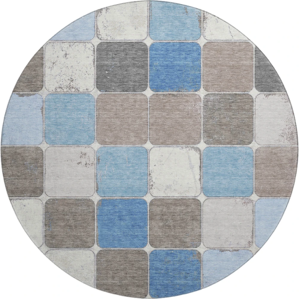 Mayfield AMF1948 Blue 8' x 8' Rug