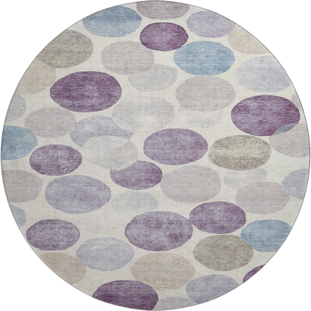 Mayfield AMF1951 Plum 8' x 8' Rug