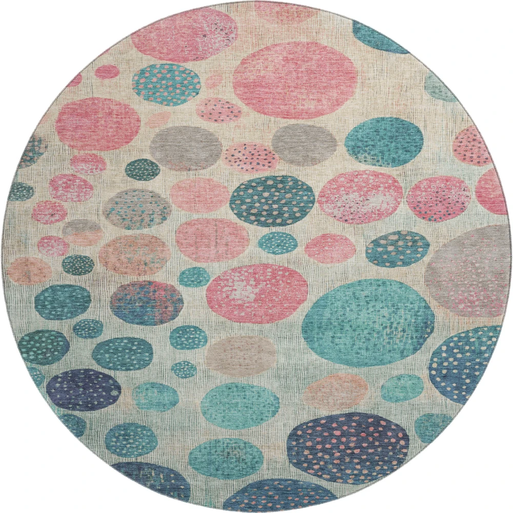 Mayfield AMF1952 Teal 8' x 8' Rug