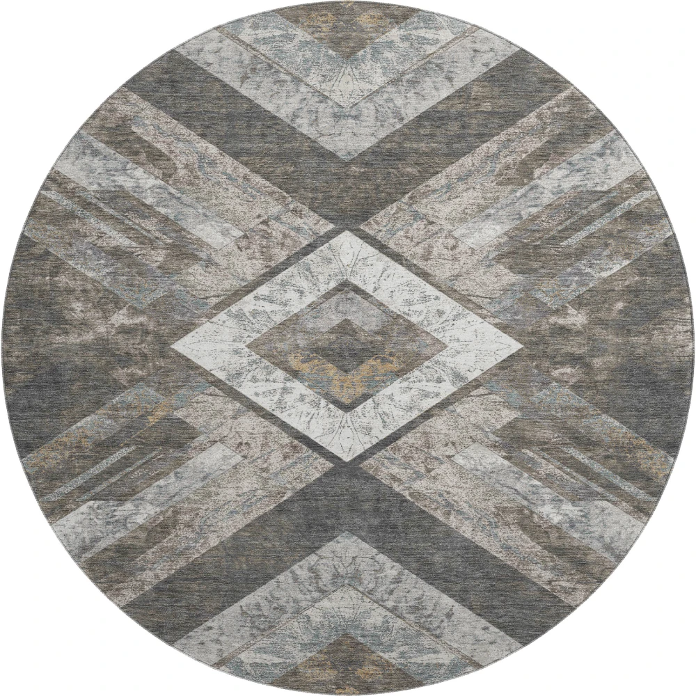 Mayfield AMF1955 Brown 8' x 8' Rug