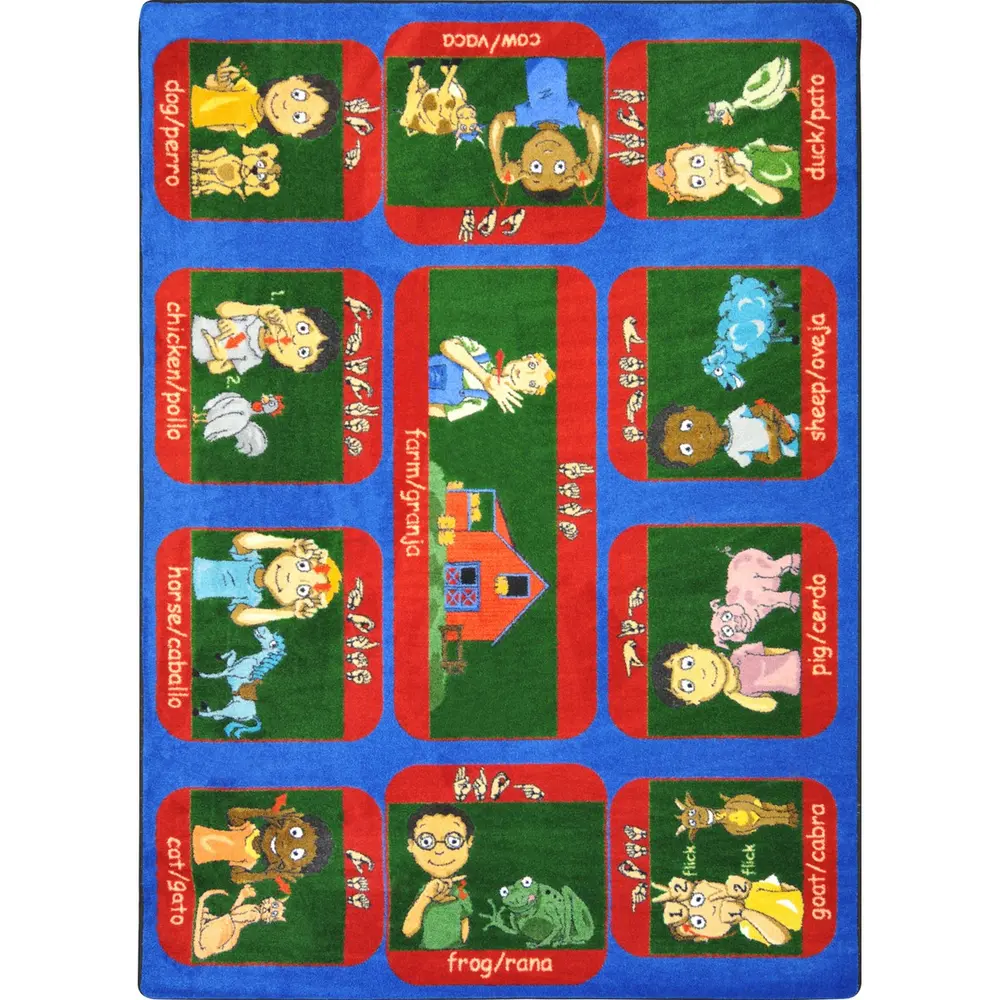 Kid Essentials Signs on the Farm 5'4