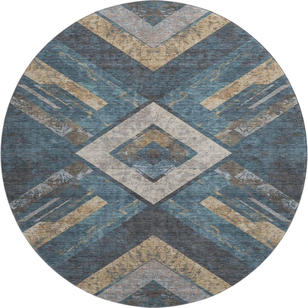 Mayfield AMF1955 Navy 8' x 8' Rug