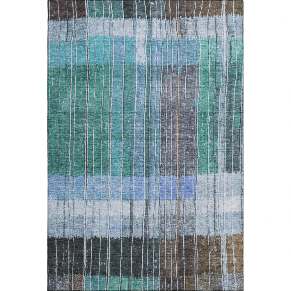 Mayfield AMF1962 Teal 3' x 5' Rug
