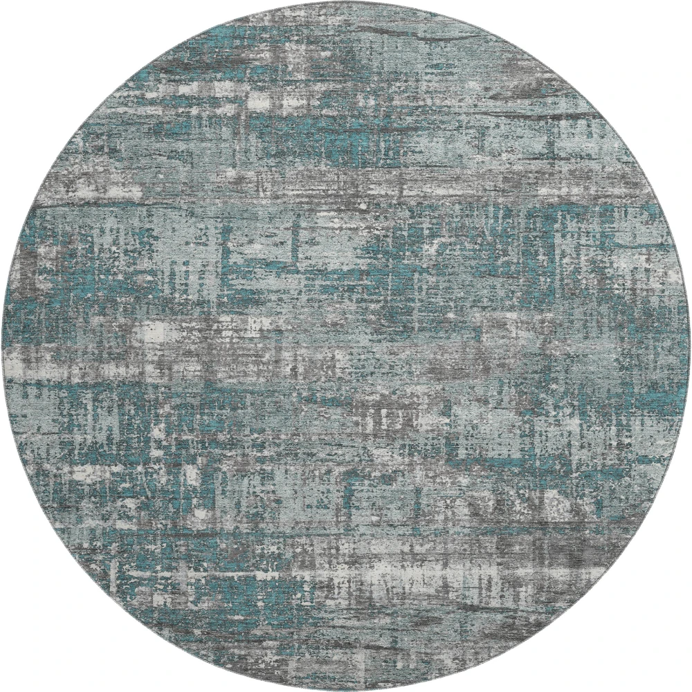 Mayfield AMF1969 Teal 8' x 8' Rug