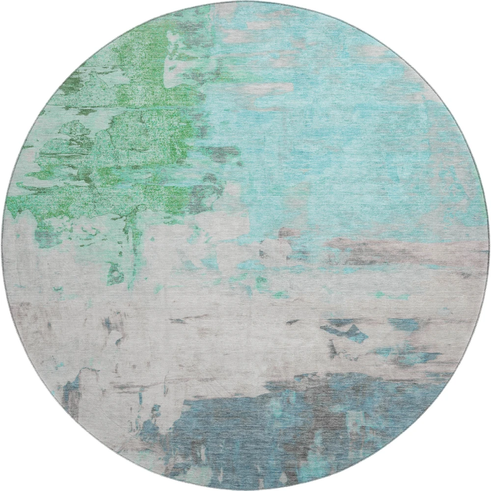 Mayfield AMF1978 Teal 8' x 8' Rug