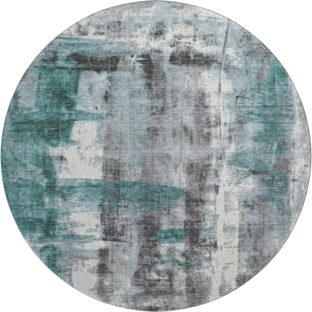 Mayfield AMF1982 Teal 8' x 8' Rug