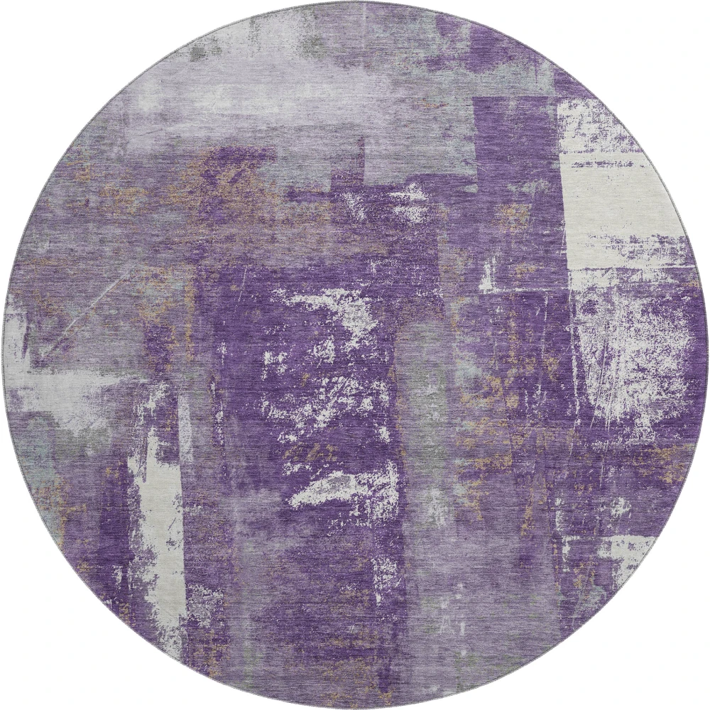 Mayfield AMF1984 Purple 8' x 8' Rug