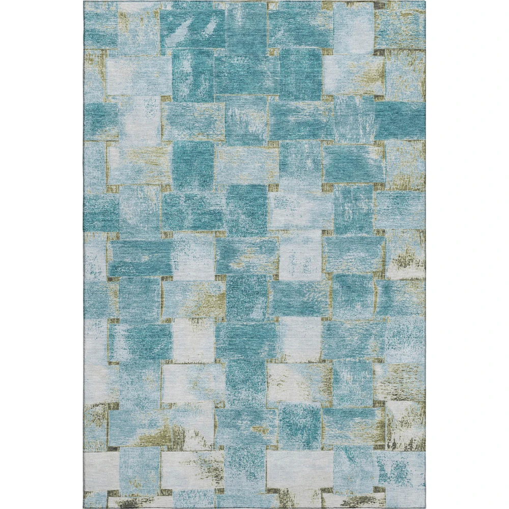 Mayfield AMF1988 Teal 9' x 12' Rug