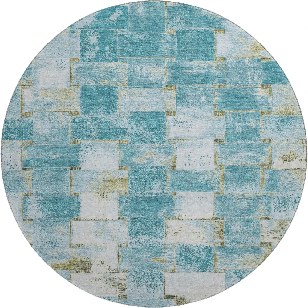 Mayfield AMF1988 Teal 8' x 8' Rug