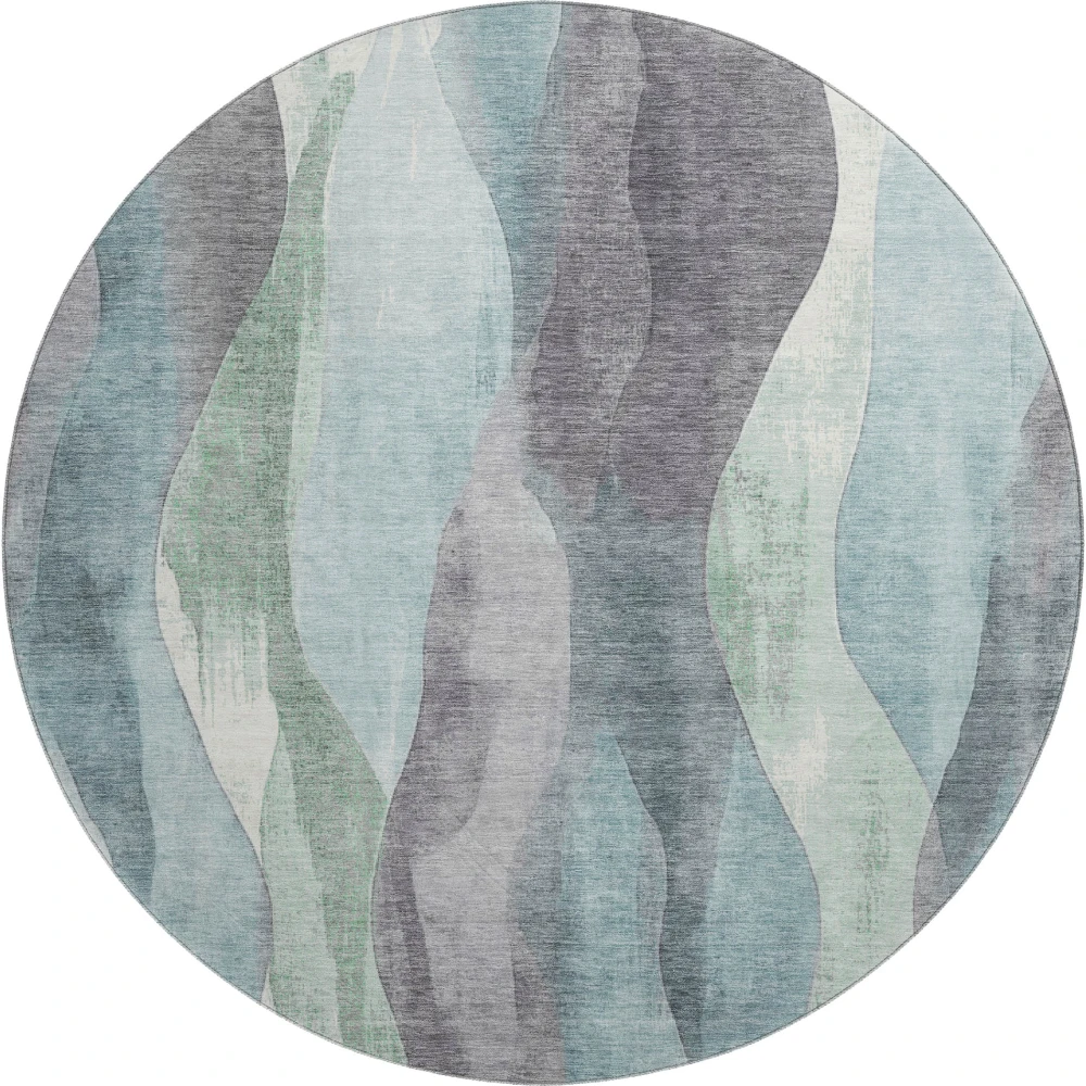 Mayfield AMF1989 Teal 8' x 8' Rug