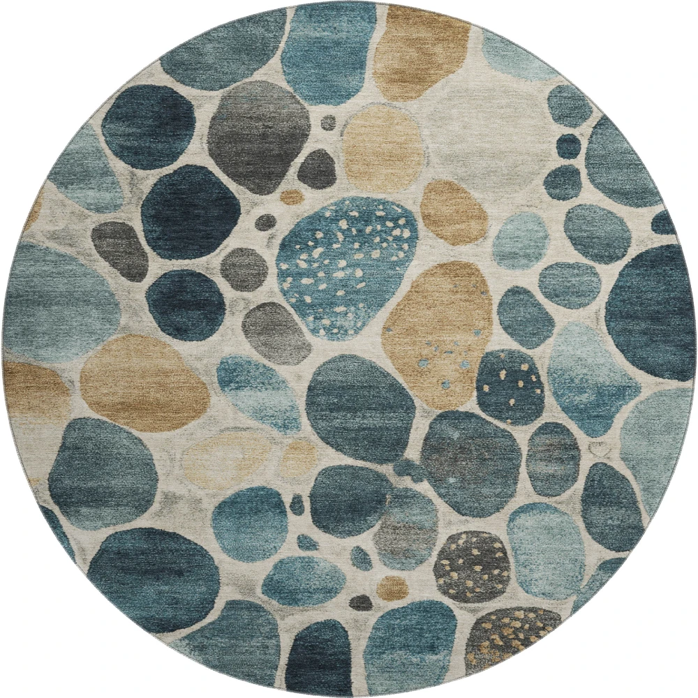 Mayfield AMF1993 Teal 8' x 8' Rug