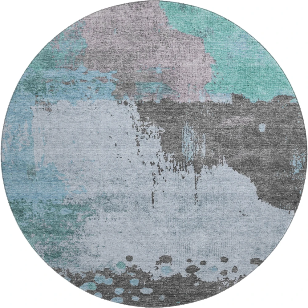 Mayfield AMF1994 Teal 8' x 8' Rug