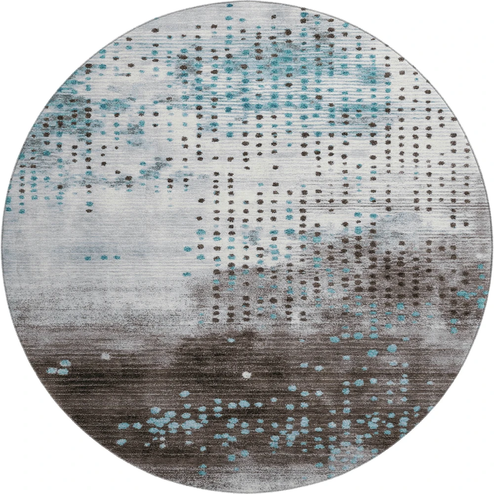 Mayfield AMF1995 Teal 8' x 8' Rug