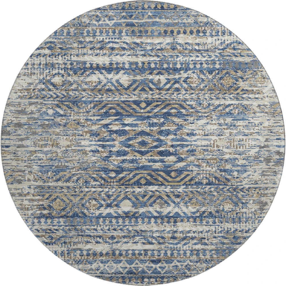 Mayfield AMF1997 Blue 8' x 8' Rug