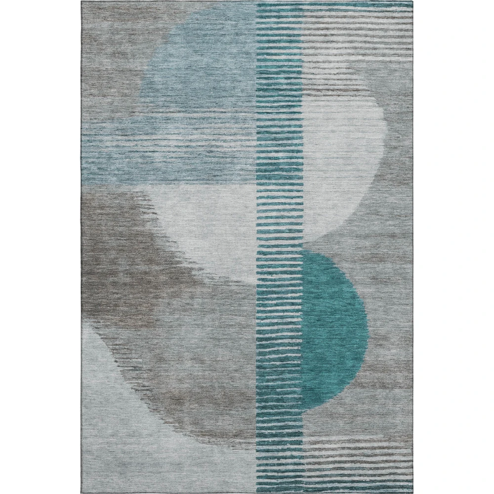 Mayfield AMF2001 Teal 3' x 5' Rug
