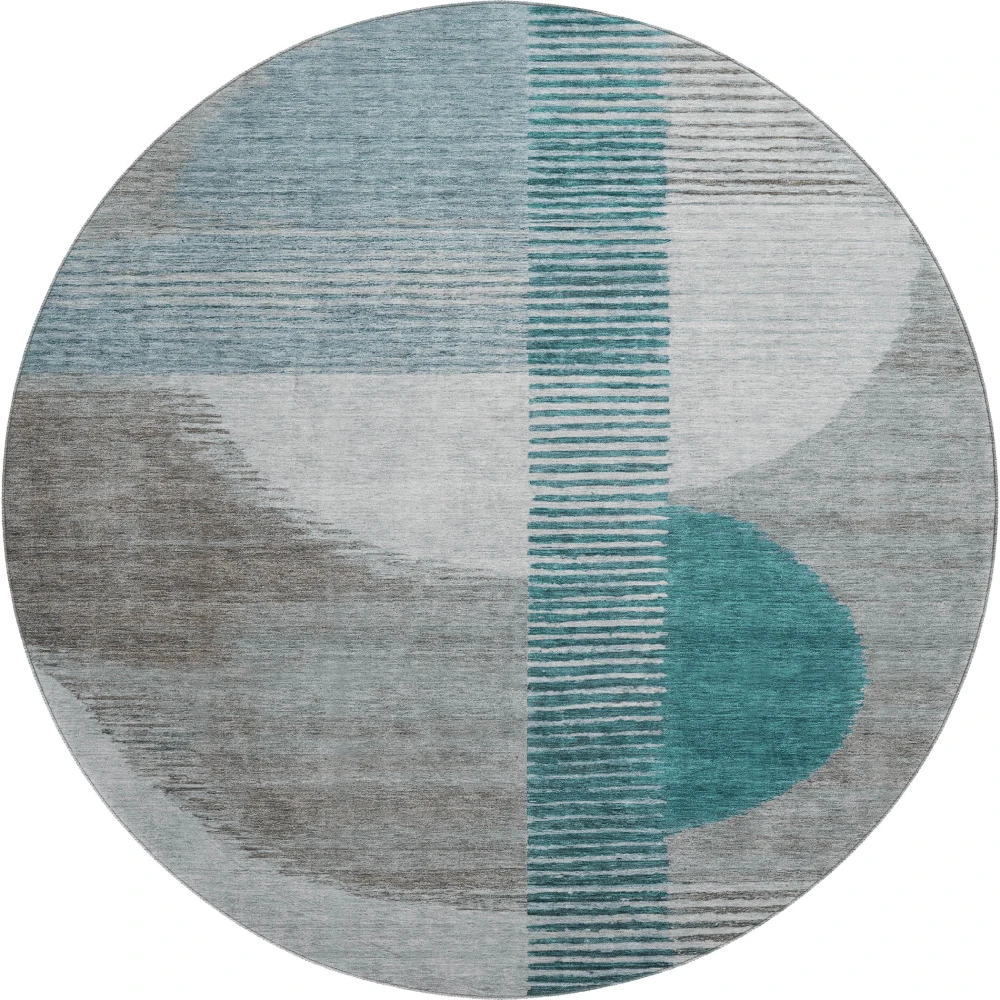 Mayfield AMF2001 Teal 8' x 8' Rug