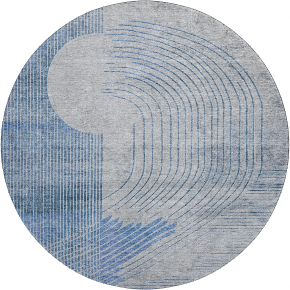 Mayfield AMF2003 Blue 8' x 8' Rug