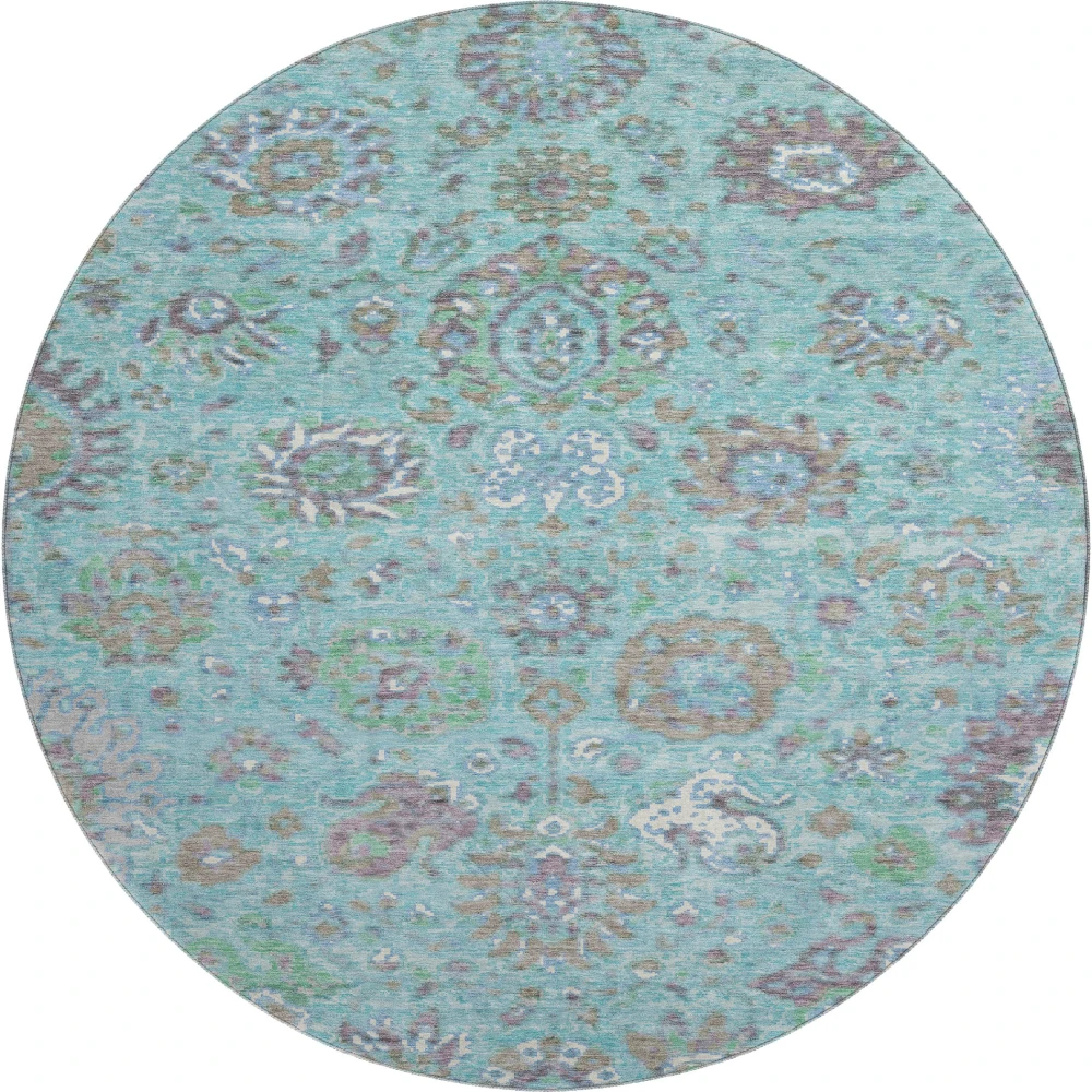 Mayfield AMF2013 Teal 8' x 8' Rug