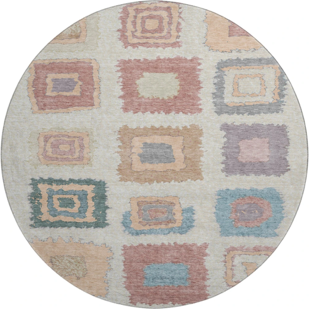 Mayfield AMF2014 Peach 8' x 8' Rug