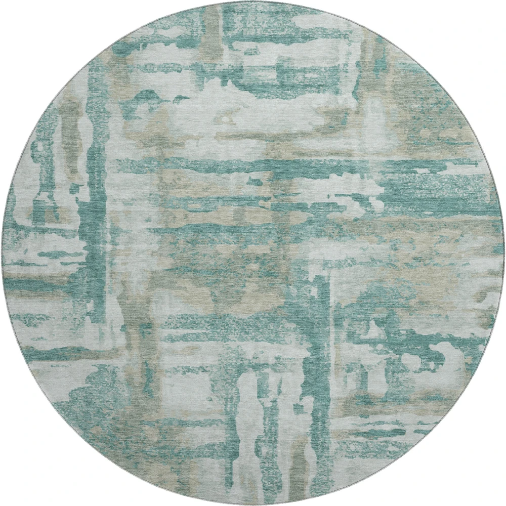 Mayfield AMF2015 Teal 8' x 8' Rug