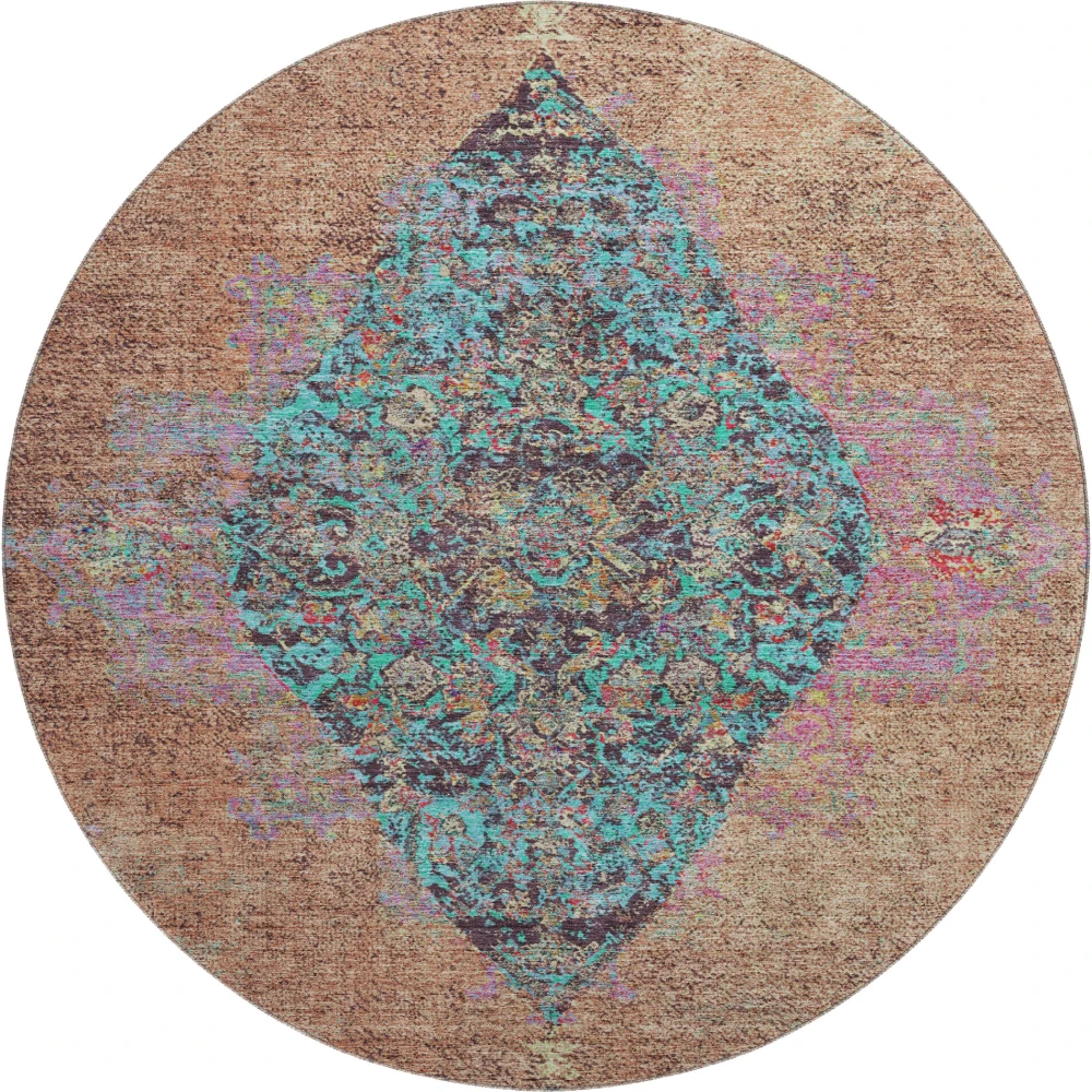 Mayfield AMF2021 Orange 8' x 8' Rug