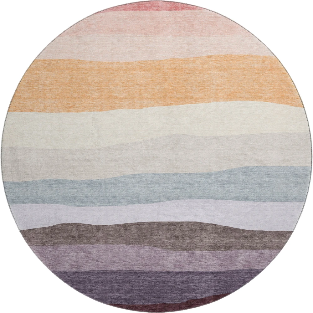 Mayfield AMF2023 Orange 8' x 8' Rug