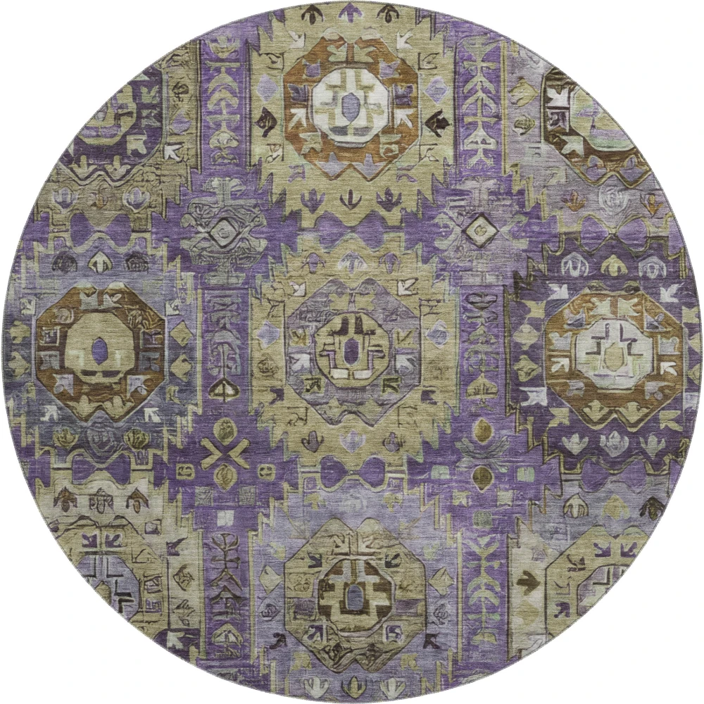 Mayfield AMF2024 Eggplant 8' x 8' Rug