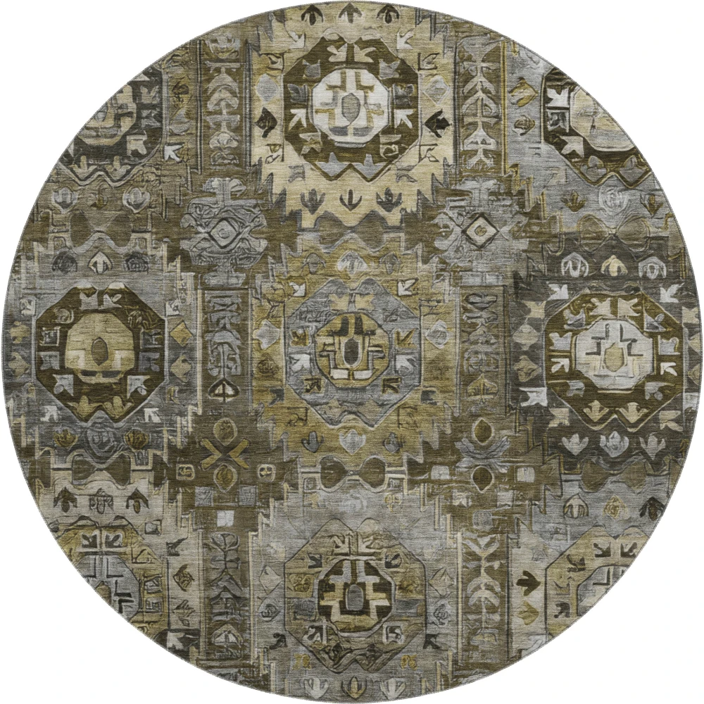 Mayfield AMF2024 Mocha 8' x 8' Rug