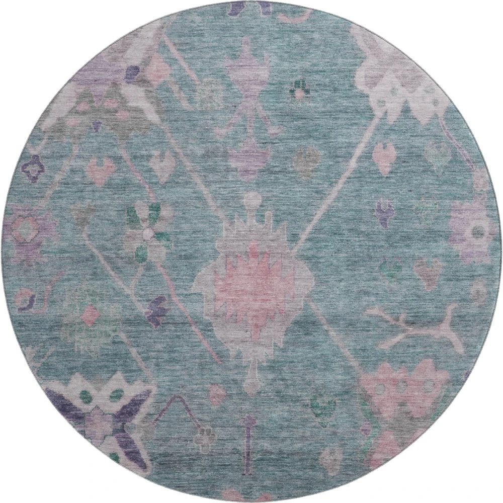 Mayfield AMF2025 Green 8' x 8' Rug