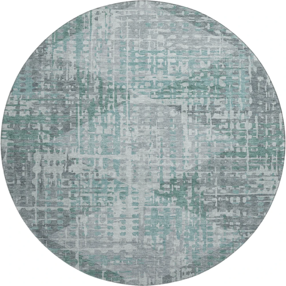Mayfield AMF2026 Teal 8' x 8' Rug