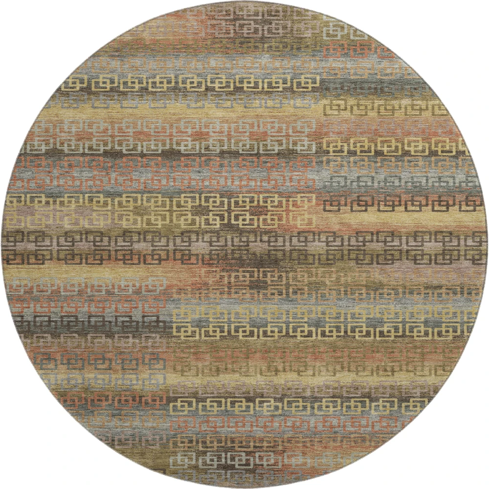 Mayfield AMF2029 Brown 8' x 8' Rug
