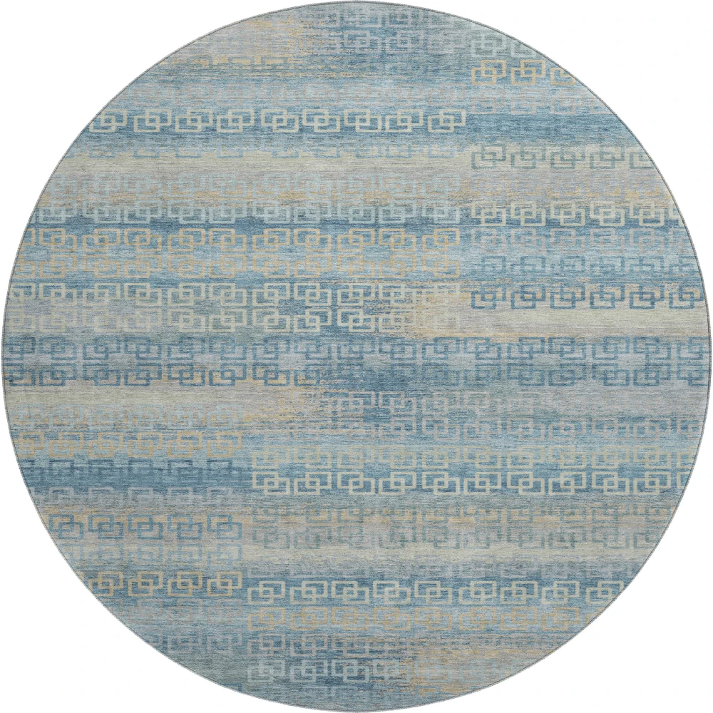 Mayfield AMF2029 Teal 8' x 8' Rug