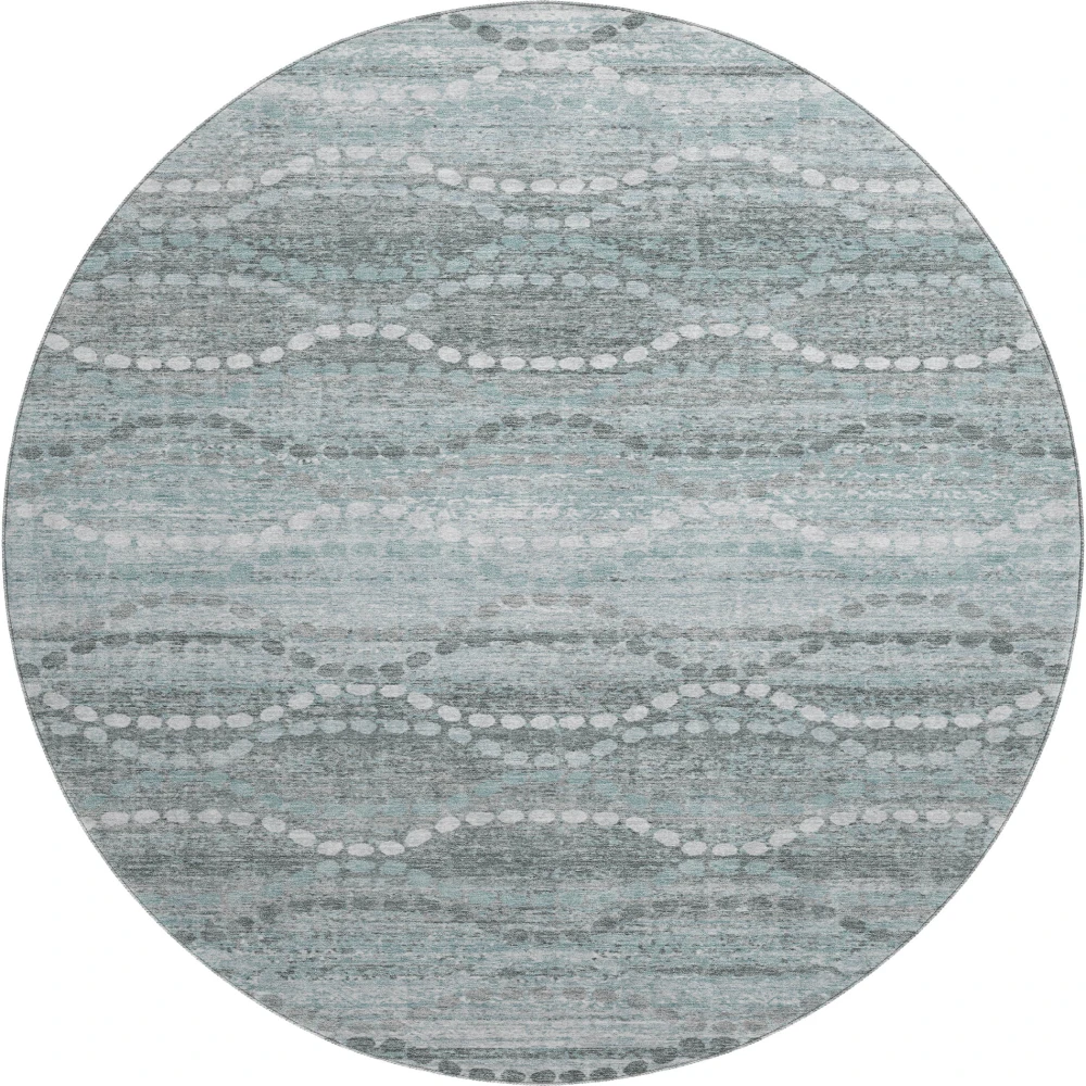 Mayfield AMF2030 Teal 8' x 8' Rug