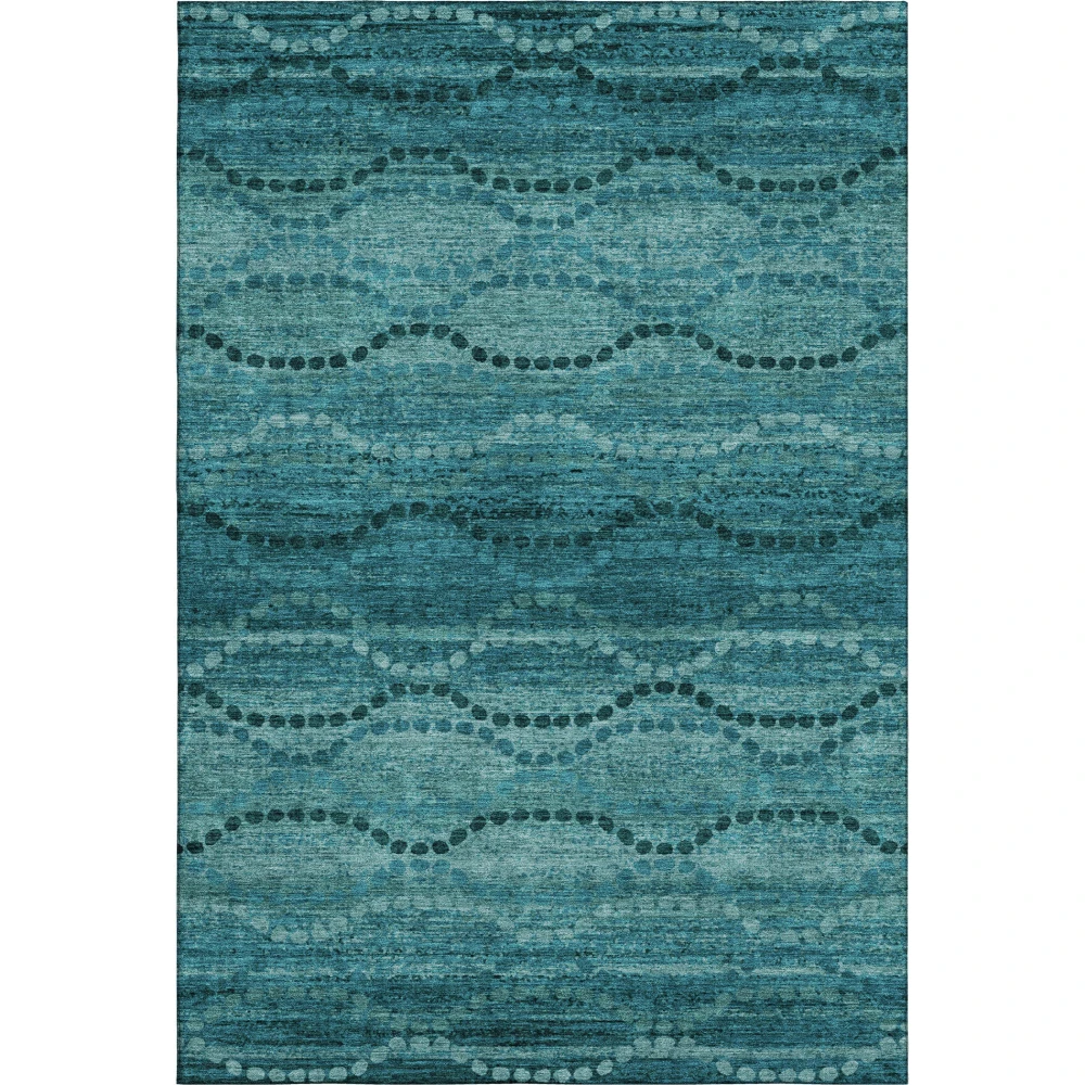 Mayfield AMF2031 Turquoise 9' x 12' Rug