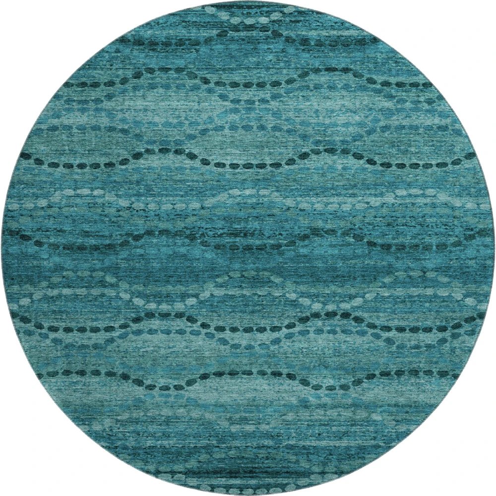 Mayfield AMF2031 Turquoise 8' x 8' Rug