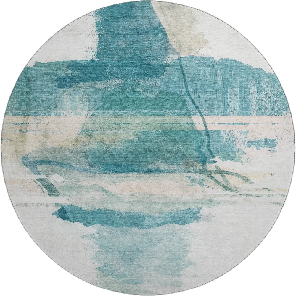 Mayfield AMF2033 Teal 8' x 8' Rug
