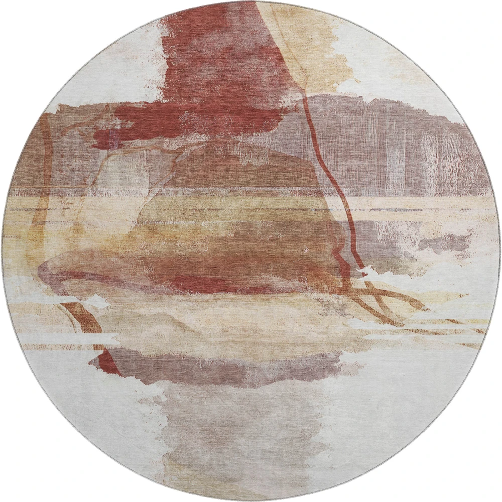 Mayfield AMF2033 Terracotta 8' x 8' Rug