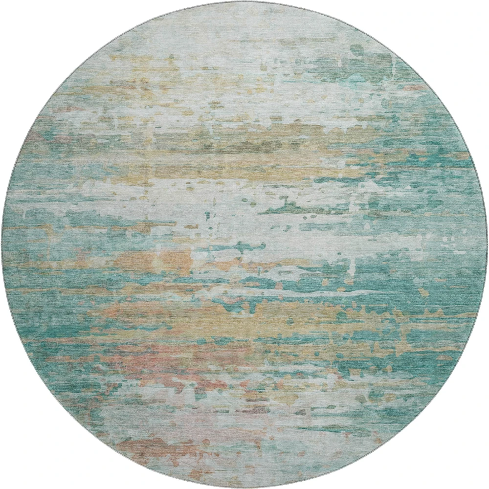 Mayfield AMF2034 Teal 8' x 8' Rug
