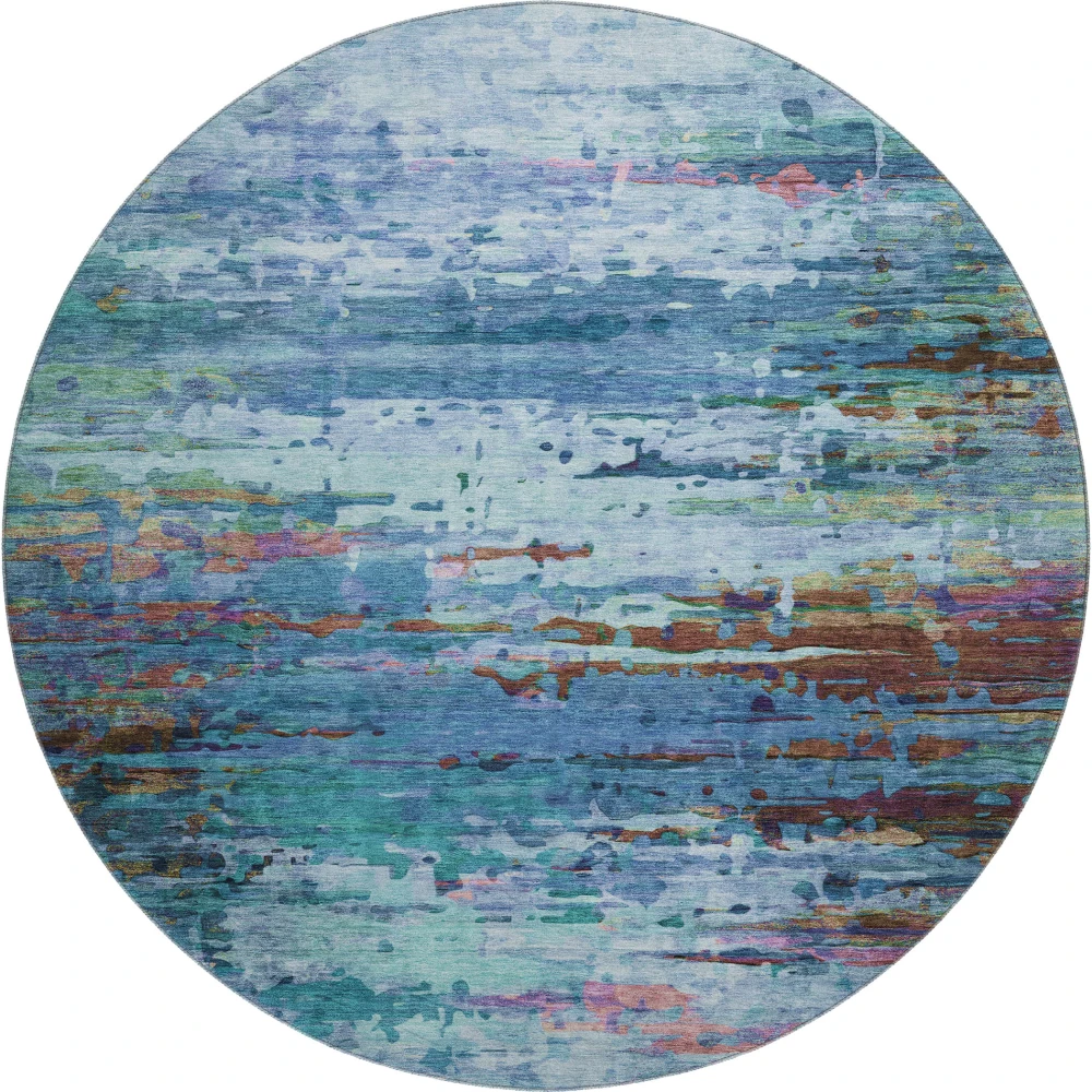 Mayfield AMF2035 Blue 8' x 8' Rug