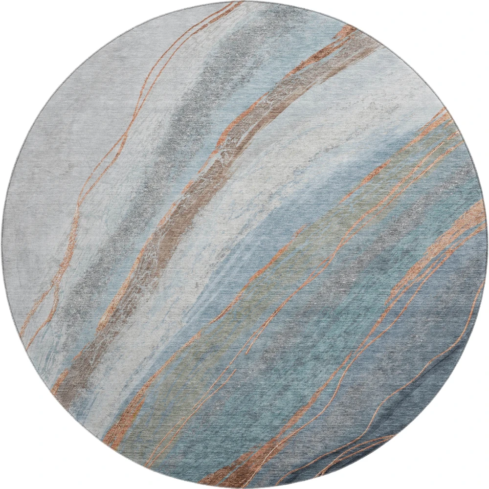 Mayfield AMF2036 Blue 8' x 8' Rug