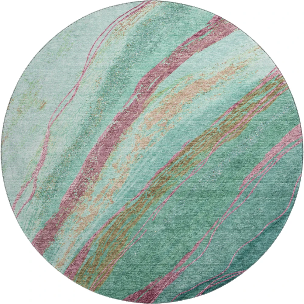Mayfield AMF2037 Green 8' x 8' Rug