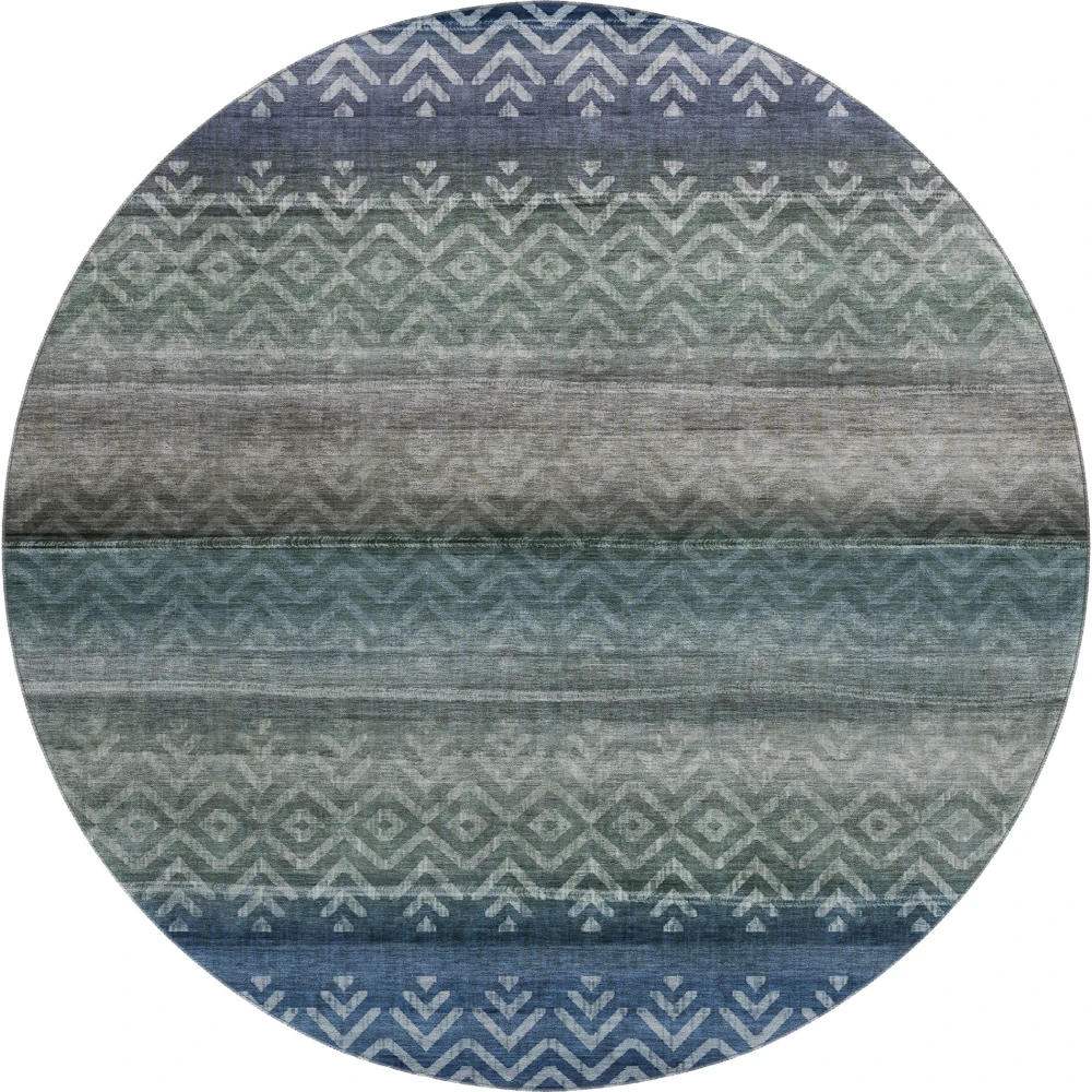 Mayfield AMF2042 Blue 8' x 8' Rug