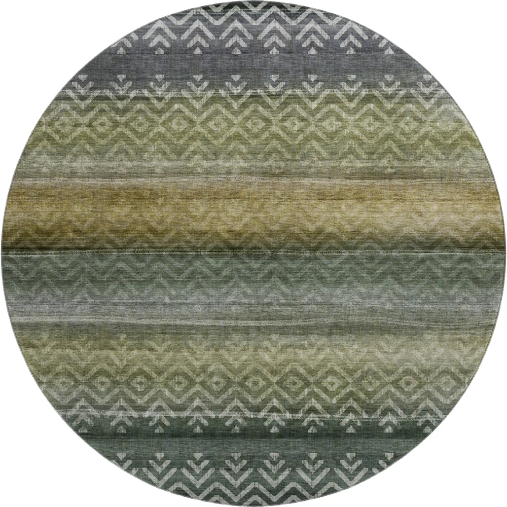 Mayfield AMF2042 Green 8' x 8' Rug