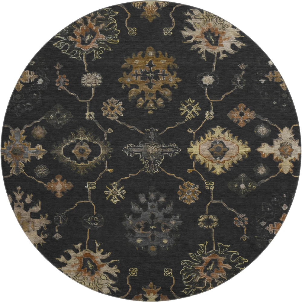 Mayfield AMF2045 Black 8' x 8' Rug