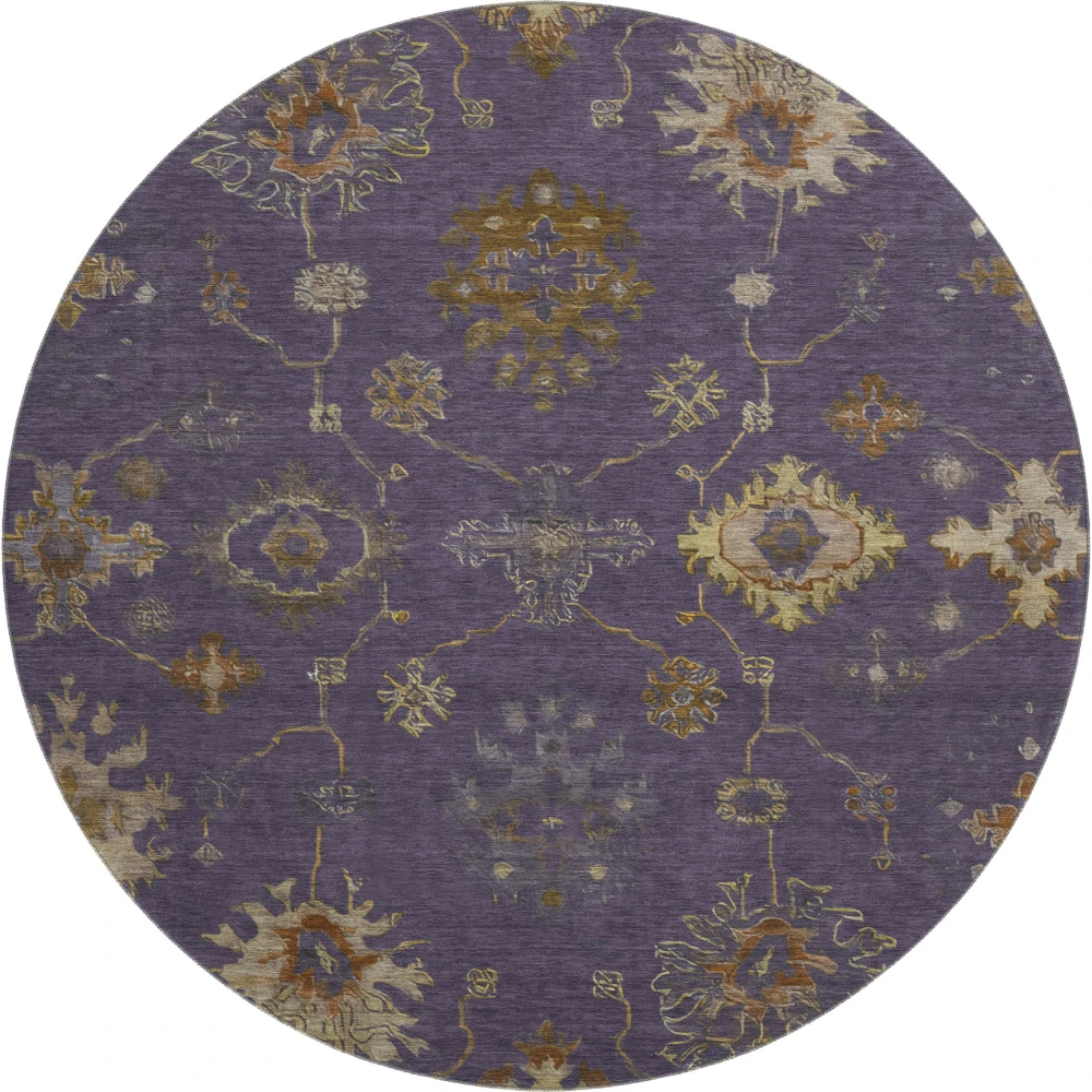 Mayfield AMF2045 Eggplant 8' x 8' Rug