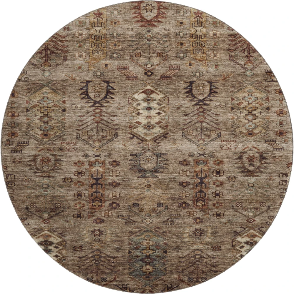 Mayfield AMF2047 Brown 8' x 8' Rug